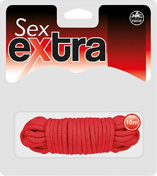 SEX EXTRA 10 METER COTTON ROPE IN RED