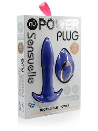 Nu Sensuelle Power Plug 20F R/C Butt Plug Ultra Violet