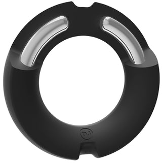 Silicone-covered Metal Cock Ring - 45mm