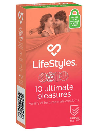 LifeStyles ULTIMATE Pleasures 10s Condoms