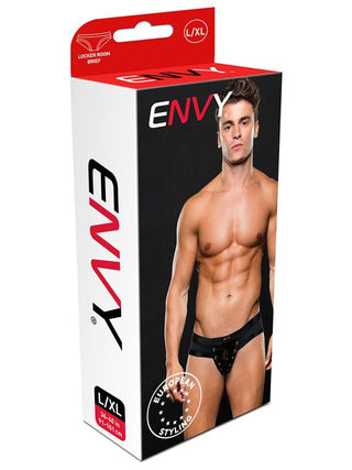 Envy Locker Room Brief Black BLE095-BLKLXL BX