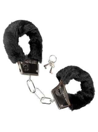 Playful Furry Cuffs Black