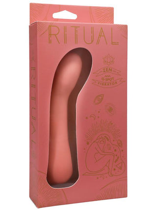 RITUAL Zen Rechargeable Silicone G-Spot Vibe Coral