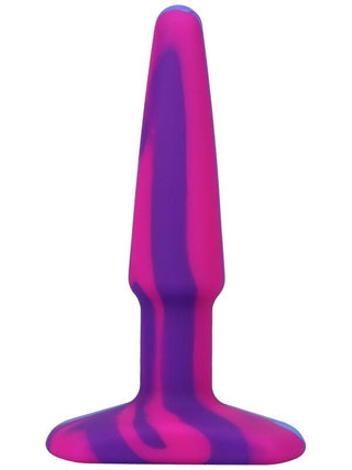 A-Play Groovy  Silicone Anal Plug  4 inch Berry