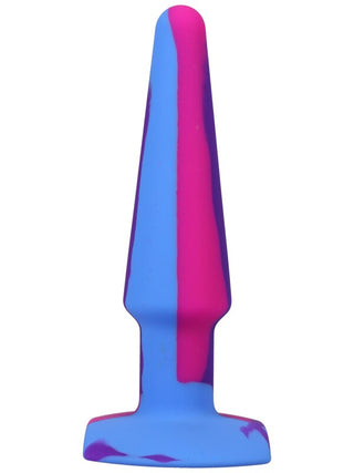 A-Play Groovy  Silicone Anal Plug  5 inch Berry