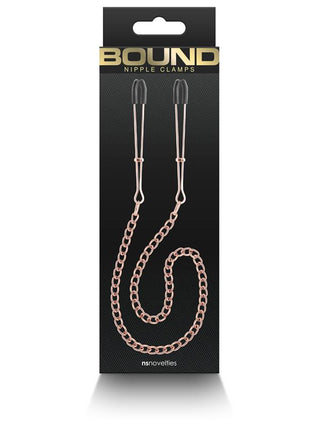 Bound Nipple Clamps DC3 Rose Gold