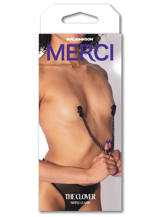 Merci The Clover Nipple Clamps Purple