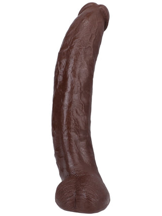 Signature Cocks Brickzilla 13 Inch ULTRASKYN Cock with Removable Vac-U-Lock Suction Cup Chocolate