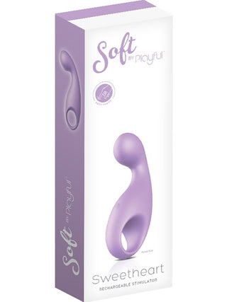 Soft by Playful Sweetheart Rechargeable Stimulator Purple