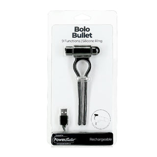 BOLO Adjustable Penis Ring with 2.5" Mini Power Bullet