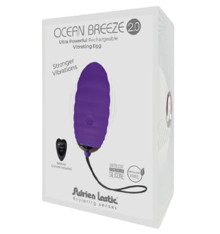 Ocean Breeze Rechargeable Bullet with Remote Purple 2.0