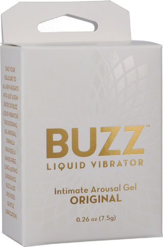 Original Liquid Vibrator - Intimate Arousal Gel - 0.26 Oz. - White, Gold