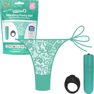 Vibrating Panty Set W/ Remote Ring 4t High Pitch Treble