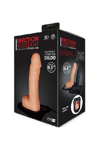 Erection Assistant Hollow Strap On 8.5" Flesh