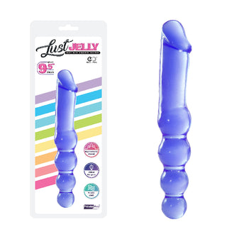 LUST JELLY 9.5 DOUBLE DONG - PURPLE