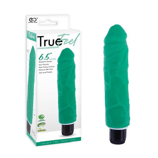 TRUE FEEL 6.5 GREEN REALISTIC VIBRATOR