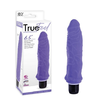 TRUE FEEL 6.5 REALISTIC VIBRATOR PURPLE