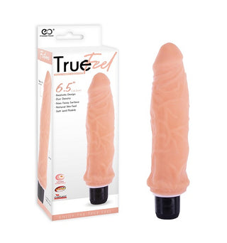 TRUE FEEL 6.5 REALISTIC VIBRATOR FLESH