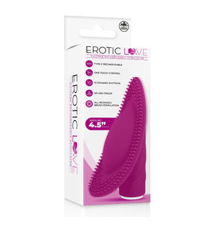 SILICONE 10 SPEED RECHARGEABLE VIBRATOR -PINK