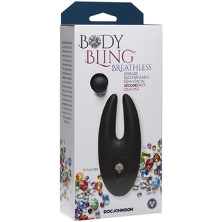 Body Bling Breathless - Rechargeable Mini-Vibe - Silver****