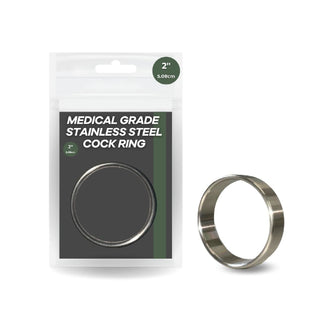 2"  Medical Grade Stainless Steel Cock Rings