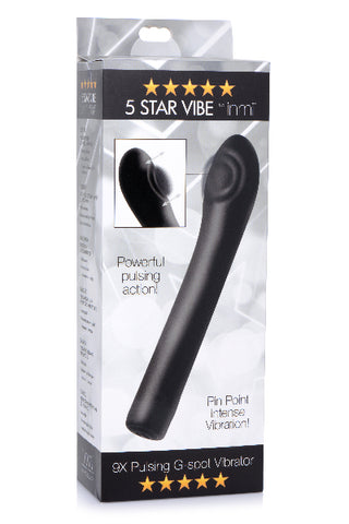 INMI 5 Star 9X Pulsing G-Spot Vibe - Black