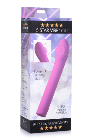 INMI 5 Star 9X Pulsing G-Spot Vibe - Pink