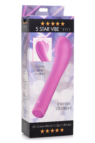 INMI 5 Star Come Hither G-Spot Vibrator - Pink