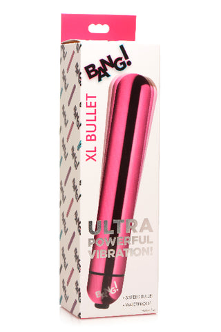 Bang! Vibrating Metallic XL Bullet - Pink