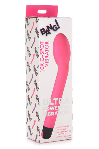 Bang! 10X G-Spot Rechargeable Vibrator - Pink