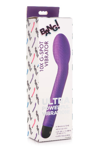 Bang! 10X G-Spot Rechargeable Vibrator - Purple