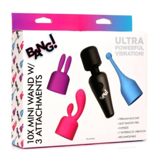 Bang10X Mini Wand w/ 3 Attachments