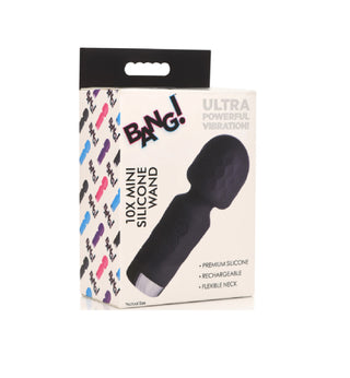 BANG! 10X Mini Silicone Wand - Black