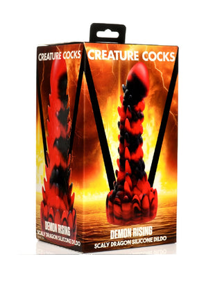 Creature Cocks Demon Rising Scaly Dragon Silicone Dildo