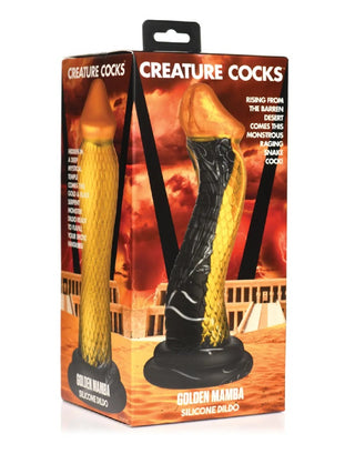 Creature Cocks Golden Snake Silicone Dildo