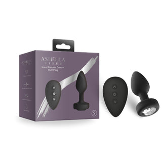 Ashella Vibes  Jewel Remote Control Butt Plug Small