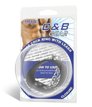 Snap Cock Ring With Leash