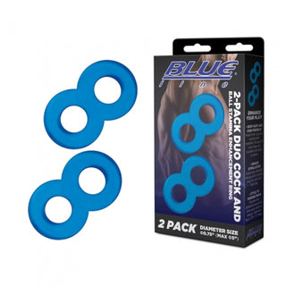 2-Pack Duo Cock And Ball Stamina Enhancement Ring