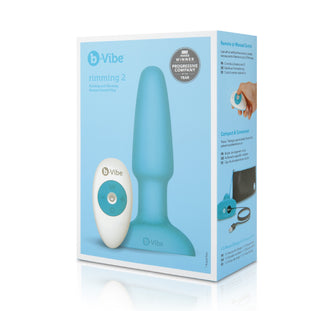 B-Vibe RIMMING PLUG 2 TEAL