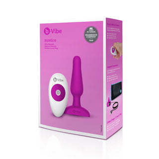 B-Vibe NOVICE PLUG FUCHSIA