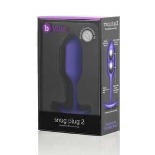 B-Vibe SNUG PLUG 2 PURPLE