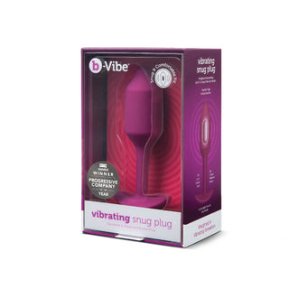 B-Vibe VIBRATING SNUG PLUG 2 ROSE