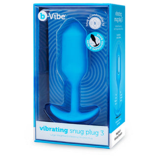 B-Vibe VIBRATING SNUG PLUG L BLUE