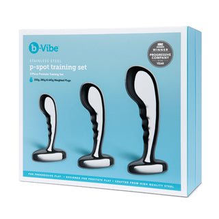 B-Vibe STAINLESS STEEL P-SPOT TRAINING SET