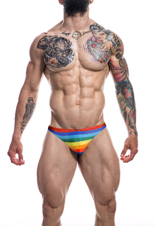 Cut For Men Classic Thong-Rainbow-M