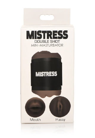 MISTRESS DOUBLE SHOT MINI MASTURBATORS MOUTH & PUSSY