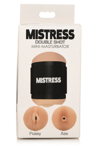 MISTRESS DOUBLE SHOT MINI MASTURBATORS PUSSY & ASS