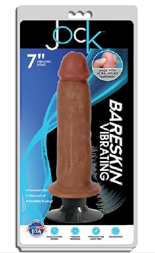 JOCK 7" Bareskin Vibrating Dong No Balls