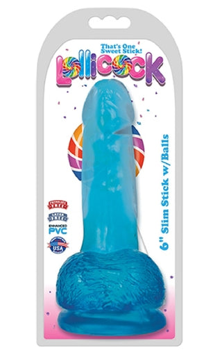 6" Slim Stick with Balls - Berry Ice****