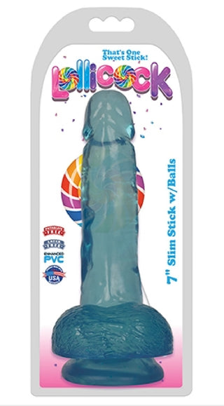 7" Slim Stick with Balls - Berry Ice****